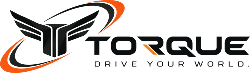 TORQUE black and orange logo